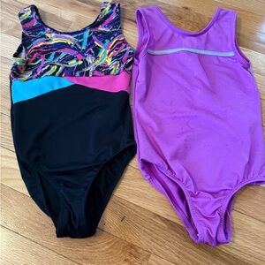 Girls size 6 gymnastics leotards